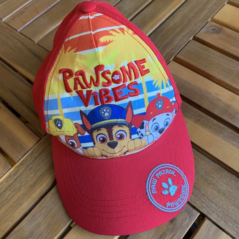 Kids Boys Baseball Hat Cap Dog Cartoon Beach Sport Snapback Adjustable Age 3–5 Y